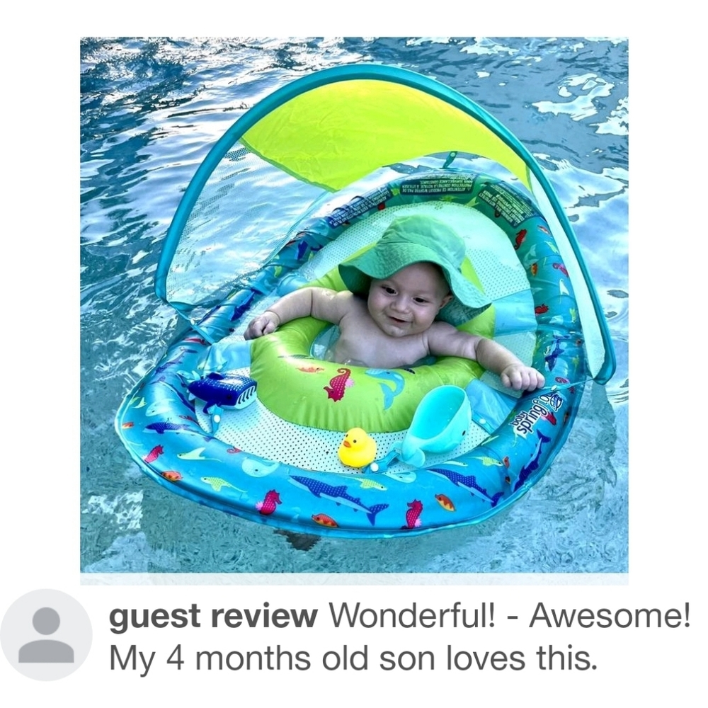 Swimways Canopy Baby Float - Picture 6 of 7